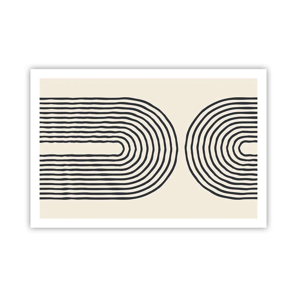 Poster - In een ogenblik ... - 91x61 cm