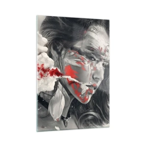 Schilderen op glas - In de dampen van absurditeit - 50x70 cm