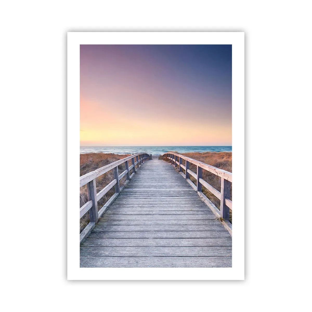 Poster - Baltische avond aurora - 50x70 cm
