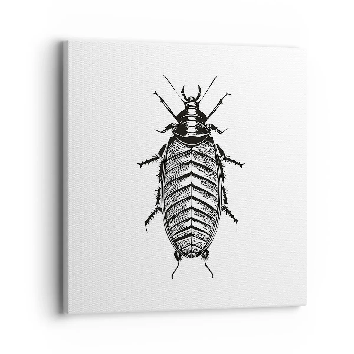 Schilderen op canvas - Wat een exemplaar! - 40x40 cm