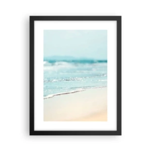 Poster in een zwarte lijst - Warmte en geluid - 30x40 cm