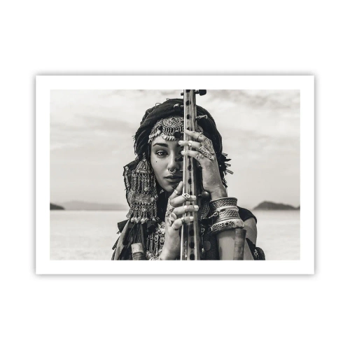 Poster - De muziek van het Oosten zelf - 70x50 cm