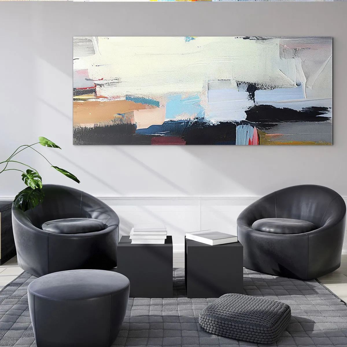 Schilderen op glas - Is er een methode? - 100x40 cm