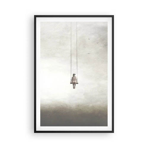 Poster in een zwarte lijst - Een kind in ons - 61x91 cm