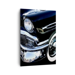 Schilderen op canvas - Klassiek in zilver, zwart en wit - 70x100 cm