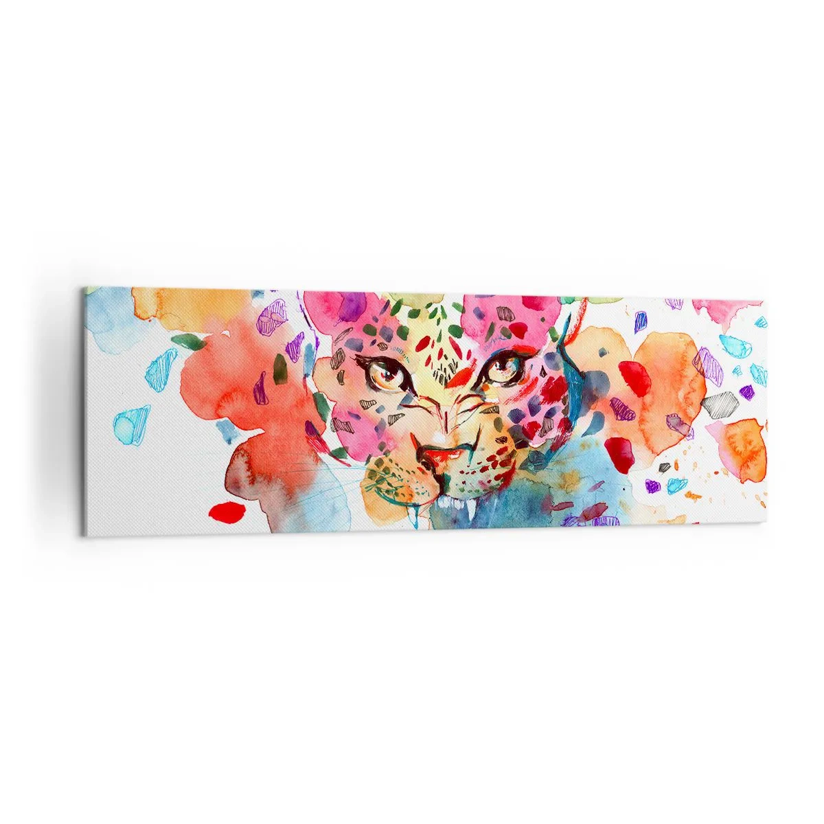 Schilderen op canvas - Schoonheid en het beest - 160x50 cm