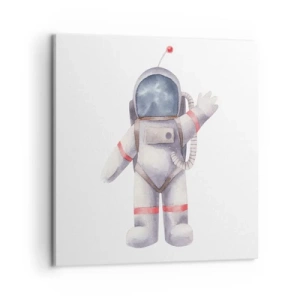 Schilderen op canvas - Tot ziens! - 60x60 cm