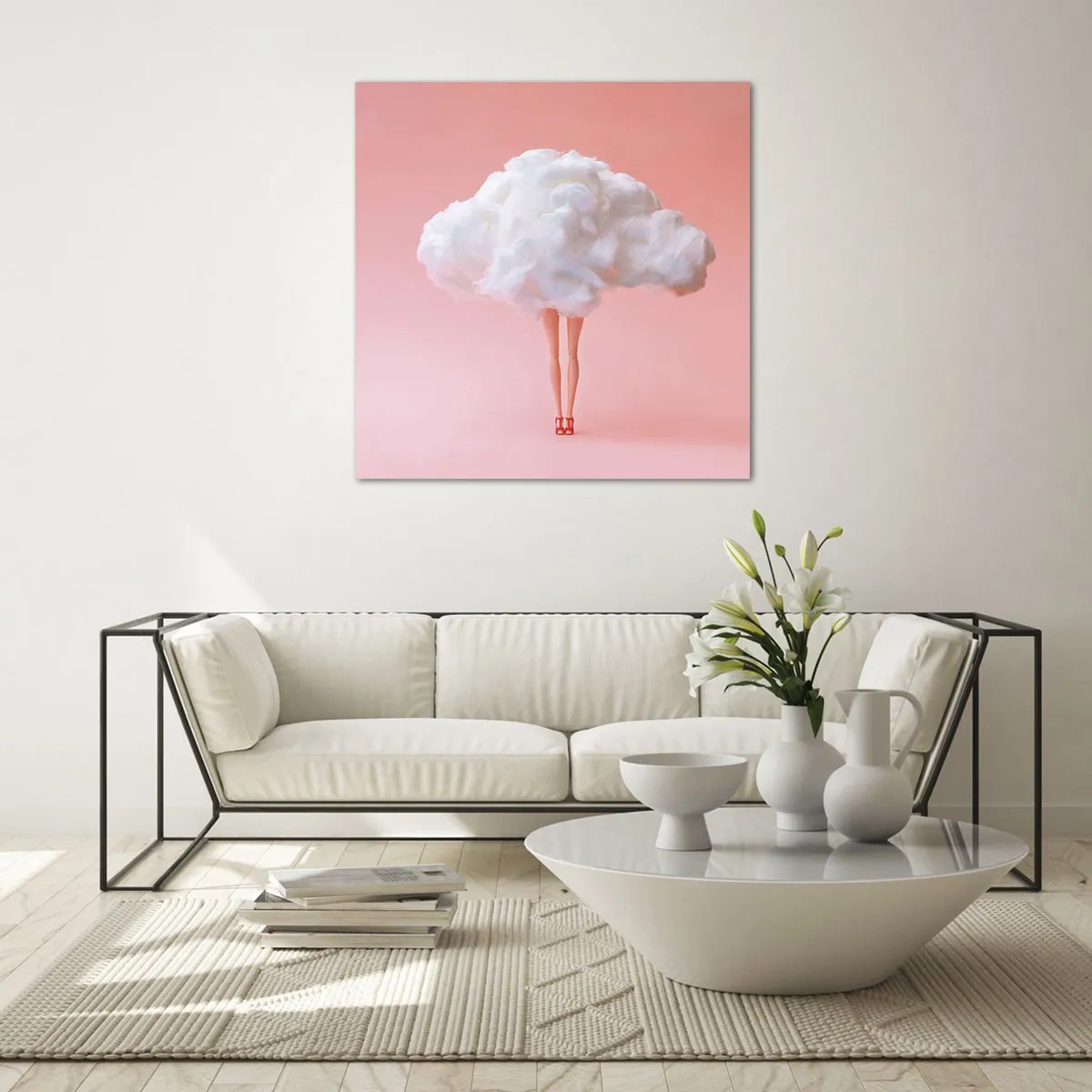 Schilderen op glas - Zoete belofte - 50x50 cm