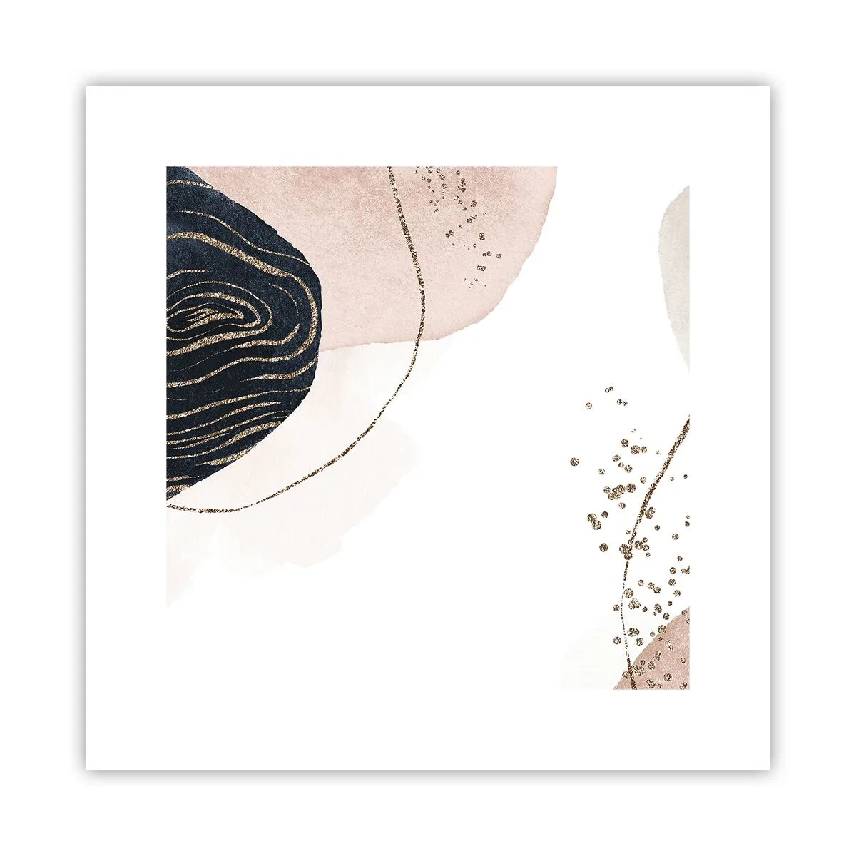 Poster - Alles vloeit - 30x30 cm