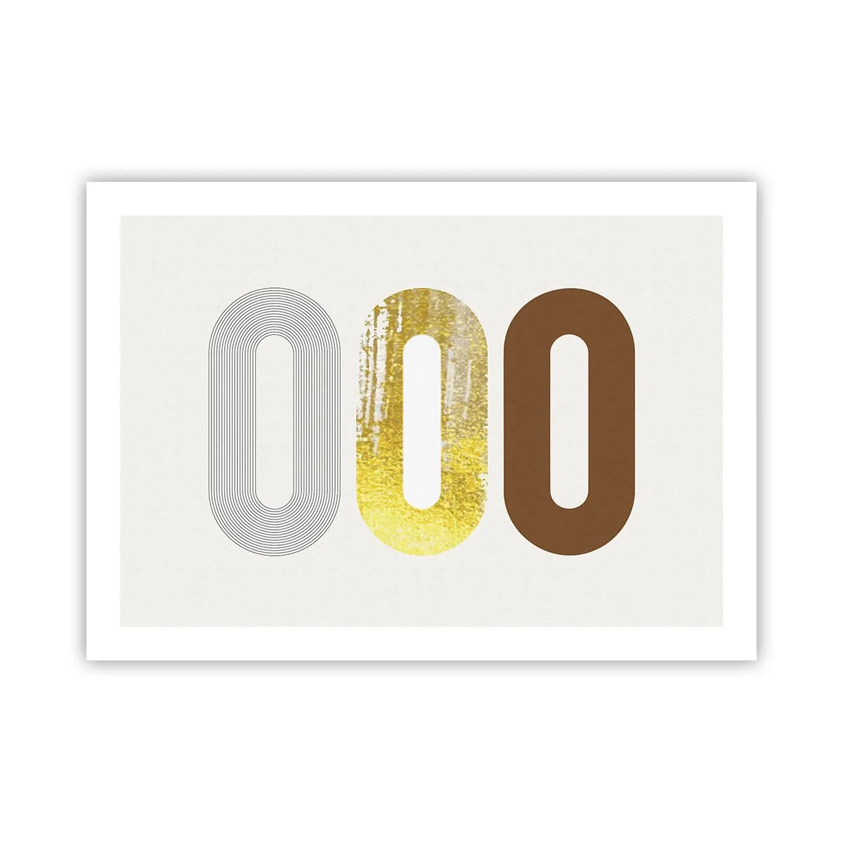 Poster - Oooo! - 70x50 cm