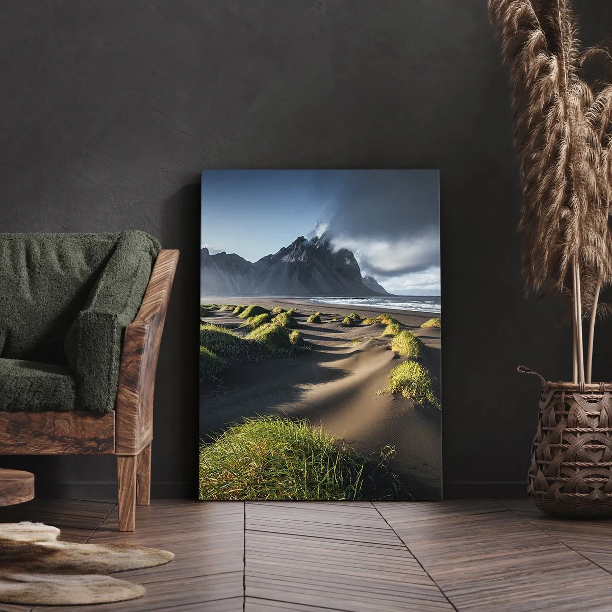 Schilderen op canvas - Harmonie van de elementen - 45x80 cm