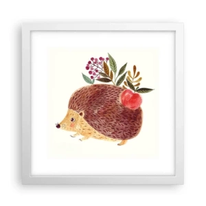 Poster in een witte lijst - En je vindt mij al leuk - 30x30 cm