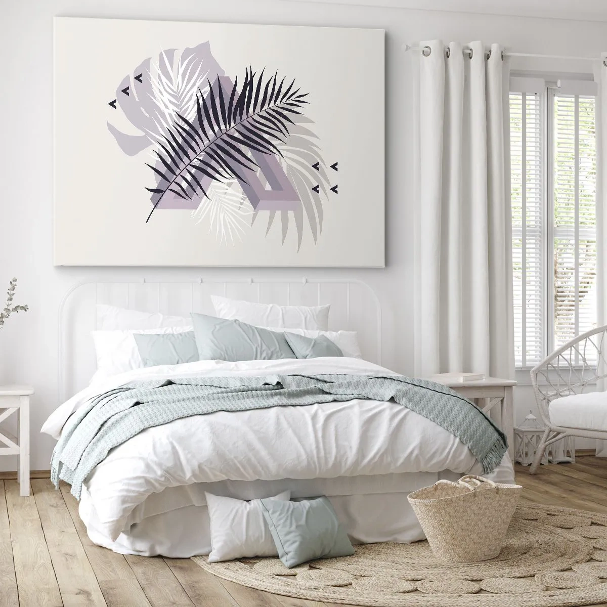 Schilderen op canvas - De schaduw van de schaduw - 120x80 cm