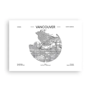 Poster - Anatomie van Vancouver - 100x70 cm
