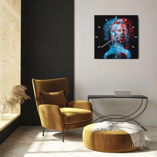 Wandklok - Klok - Alter ego - 40x40 cm