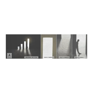 Fotobehang Monster Premium Canvas - Succes - impressie - Bedrijf, Architectuur, Man - 100x30 cm
