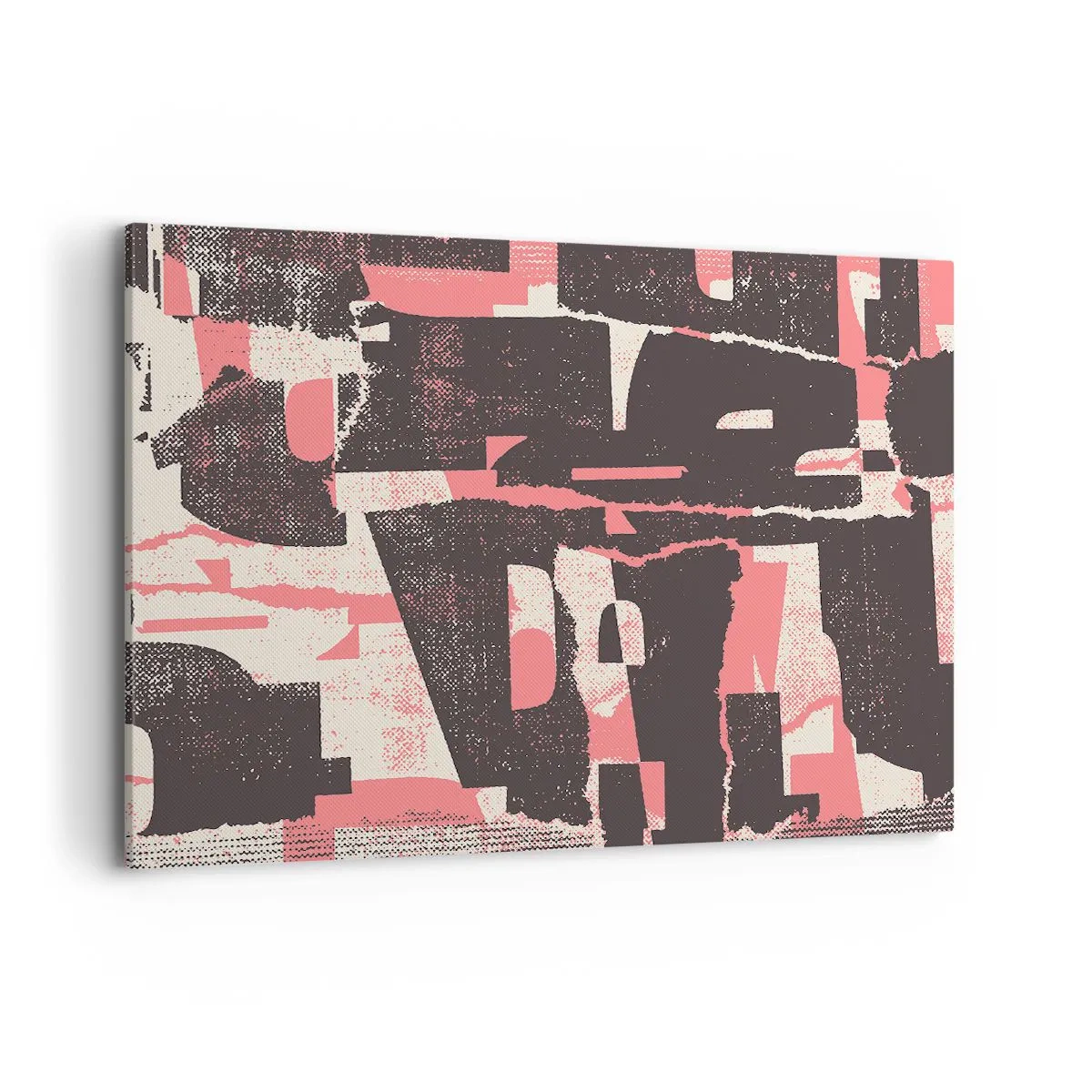 Schilderen op canvas - Al dit lawaai - 100x70 cm