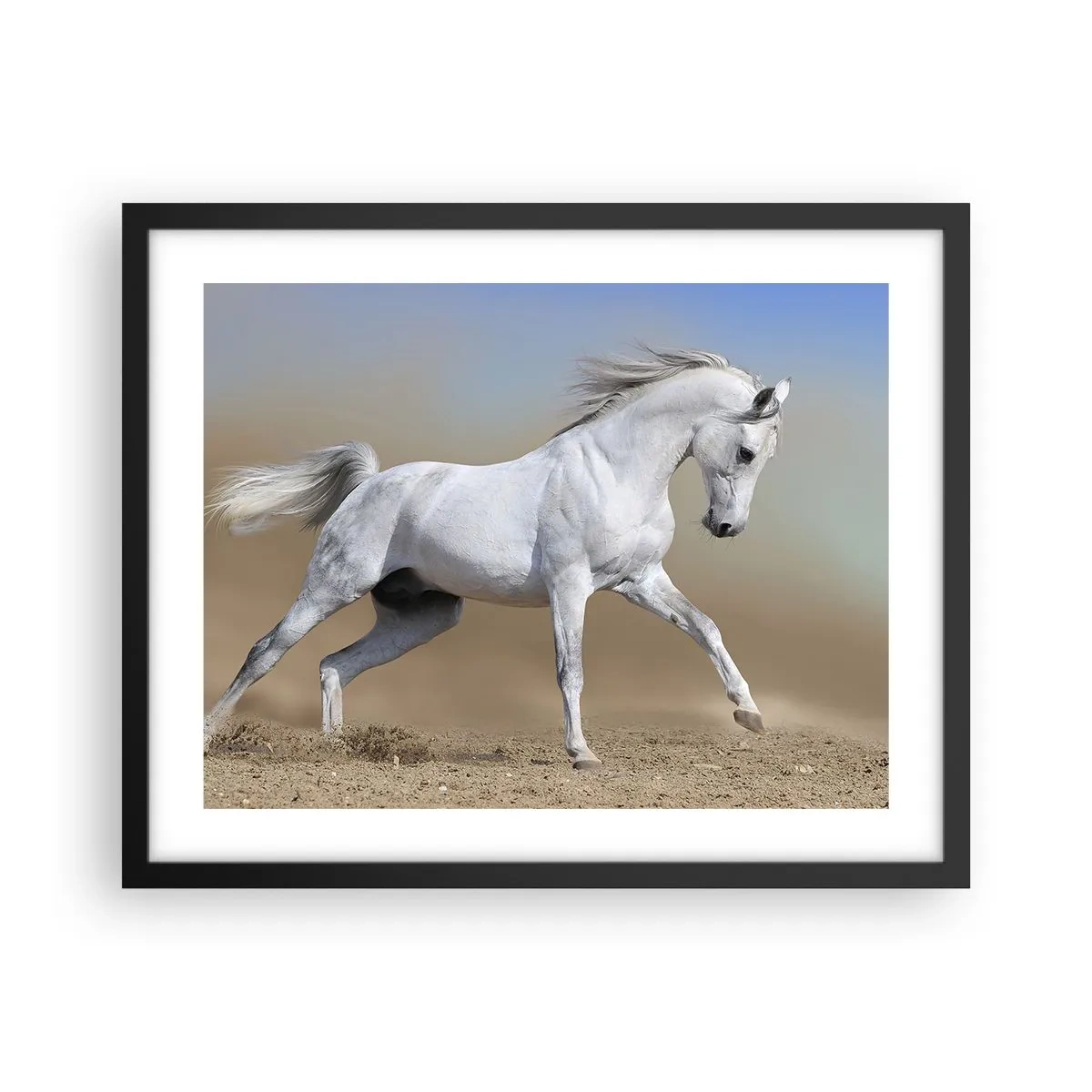 Poster in een zwarte lijst - Het mooiste Arabische sprookje - 50x40 cm