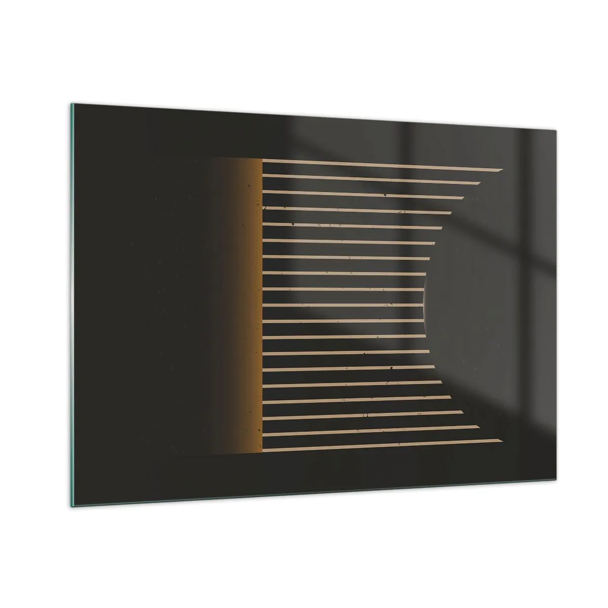 Schilderen op glas - Verken de duisternis - 100x70 cm