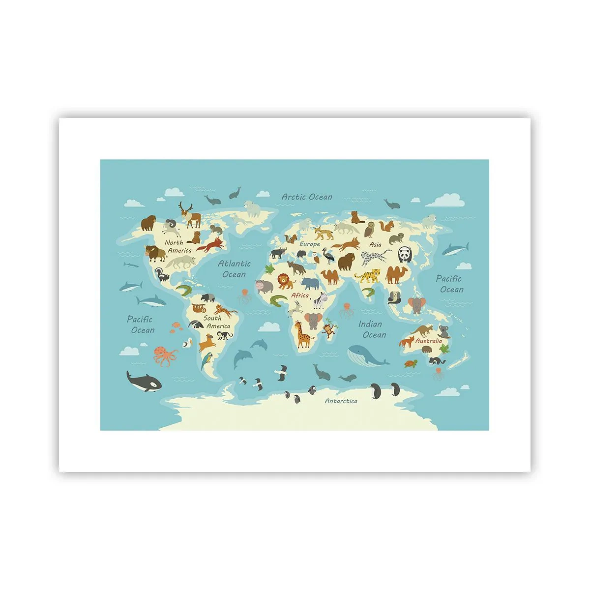 Poster - Goede buren - 40x30 cm