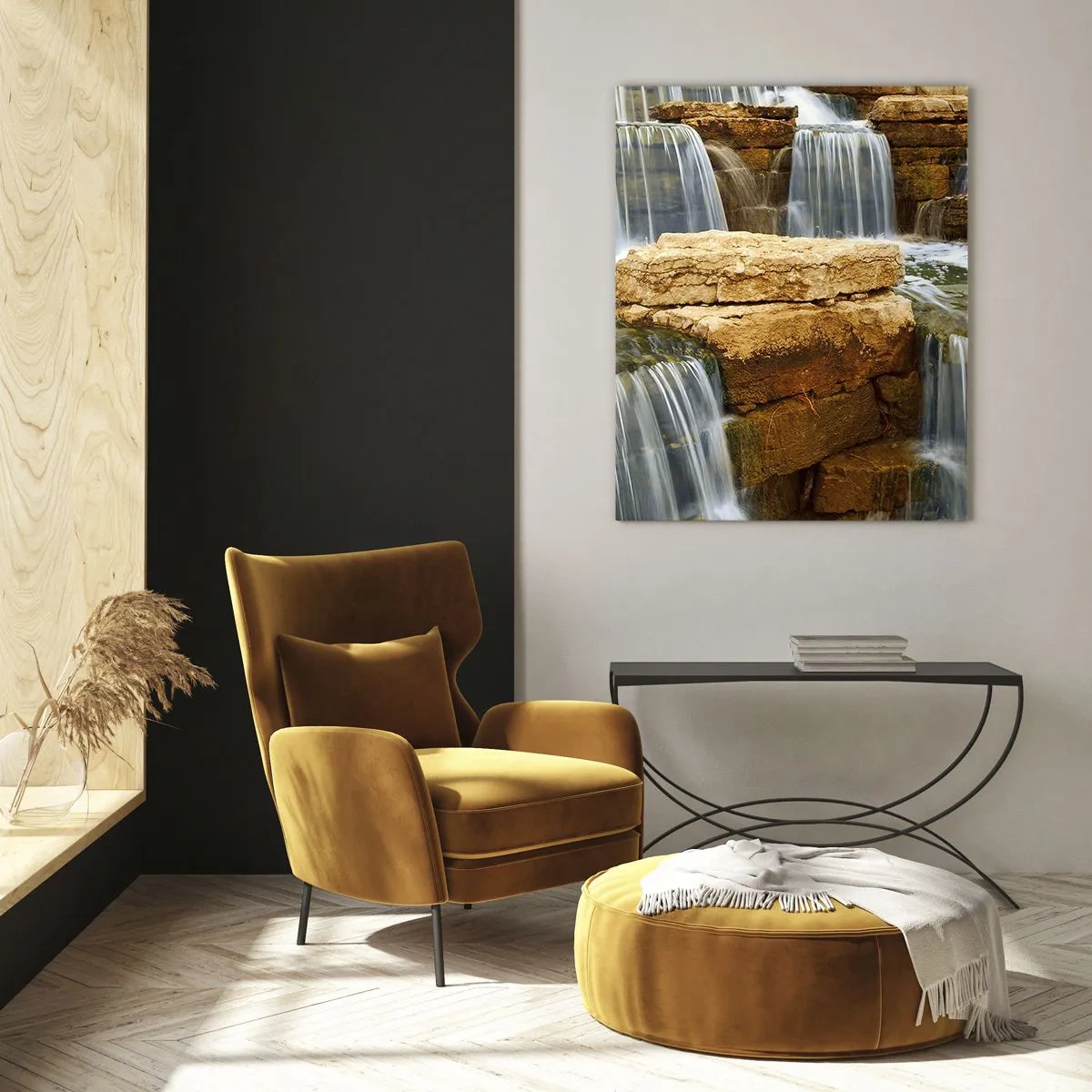 Schilderen op glas - Trap naar de hemel - 50x70 cm