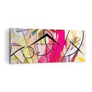 Schilderen op canvas - Explosie - 100x40 cm