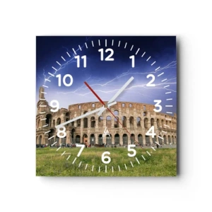 Wandklok - Klok - Strijd Arena - 40x40 cm