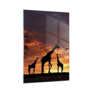 Schilderen op glas - Een klein diner met je geliefden - 50x70 cm