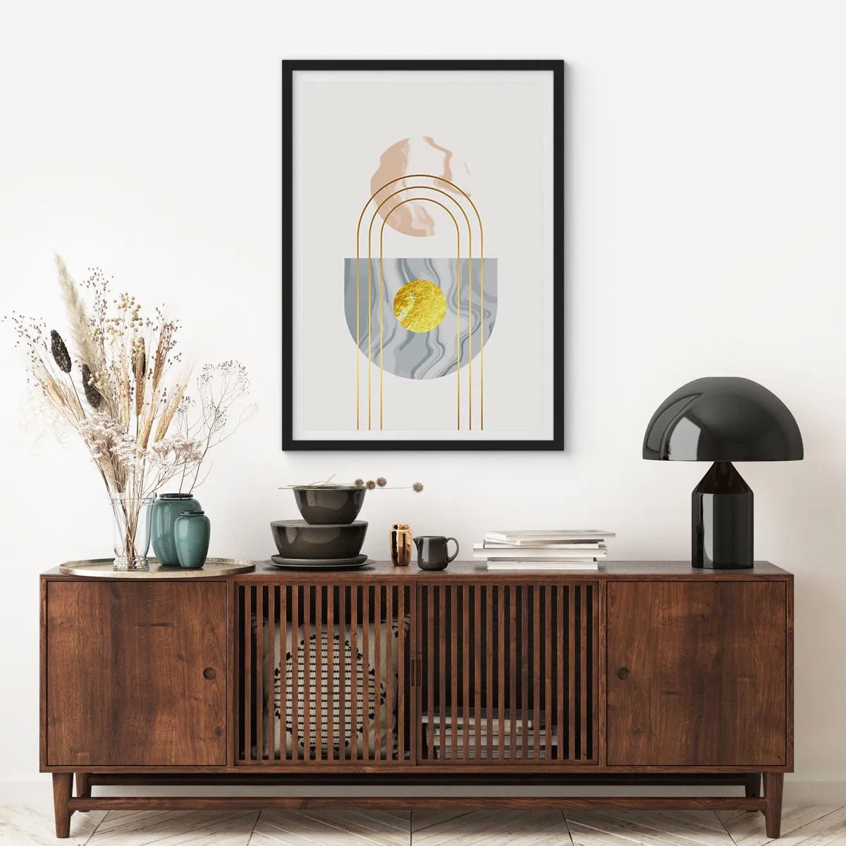 Poster in een zwarte lijst - Helderheid en schittering - 40x50 cm