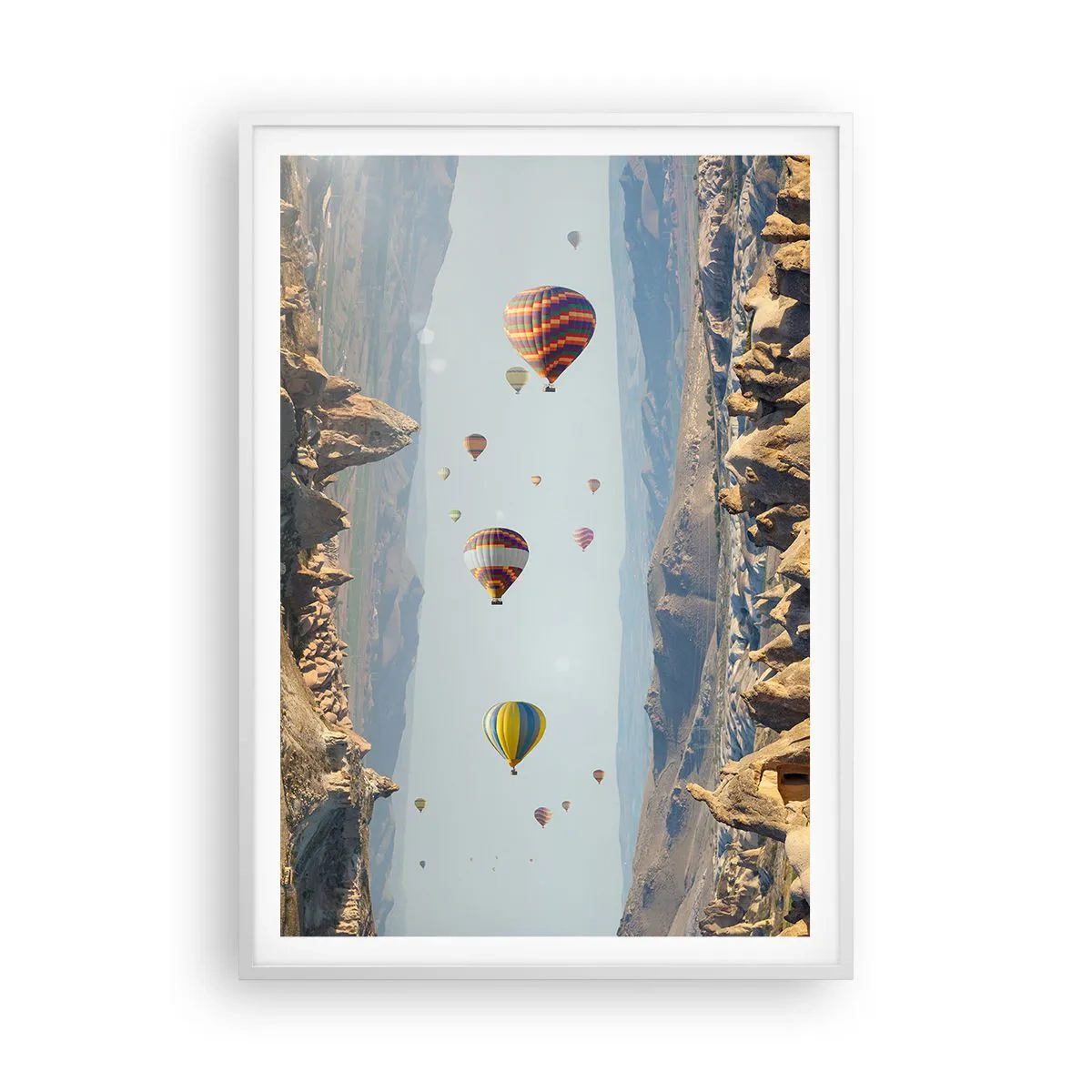 Poster in een witte lijst - Alles is hier mogelijk - 70x100 cm