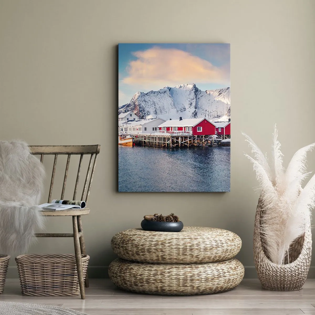 Schilderen op canvas - Noordelijke retraite - 80x120 cm