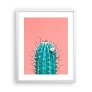 Poster in een witte lijst - Kijk gewoon - 40x50 cm