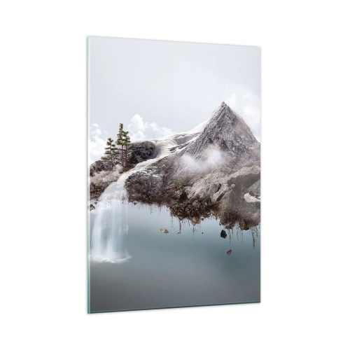 Schilderen op glas - Gezien met het oog van een surrealist - 50x70 cm