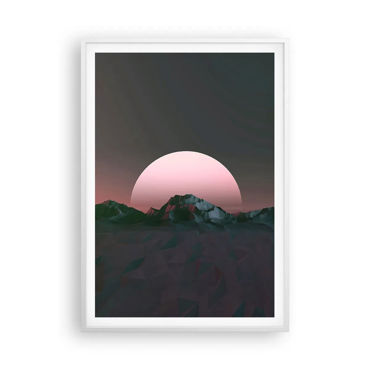 Poster in een witte lijst - In een naburig sterrenstelsel - 70x100 cm