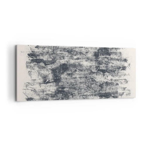 Schilderen op canvas - Mistige compositie - 100x40 cm