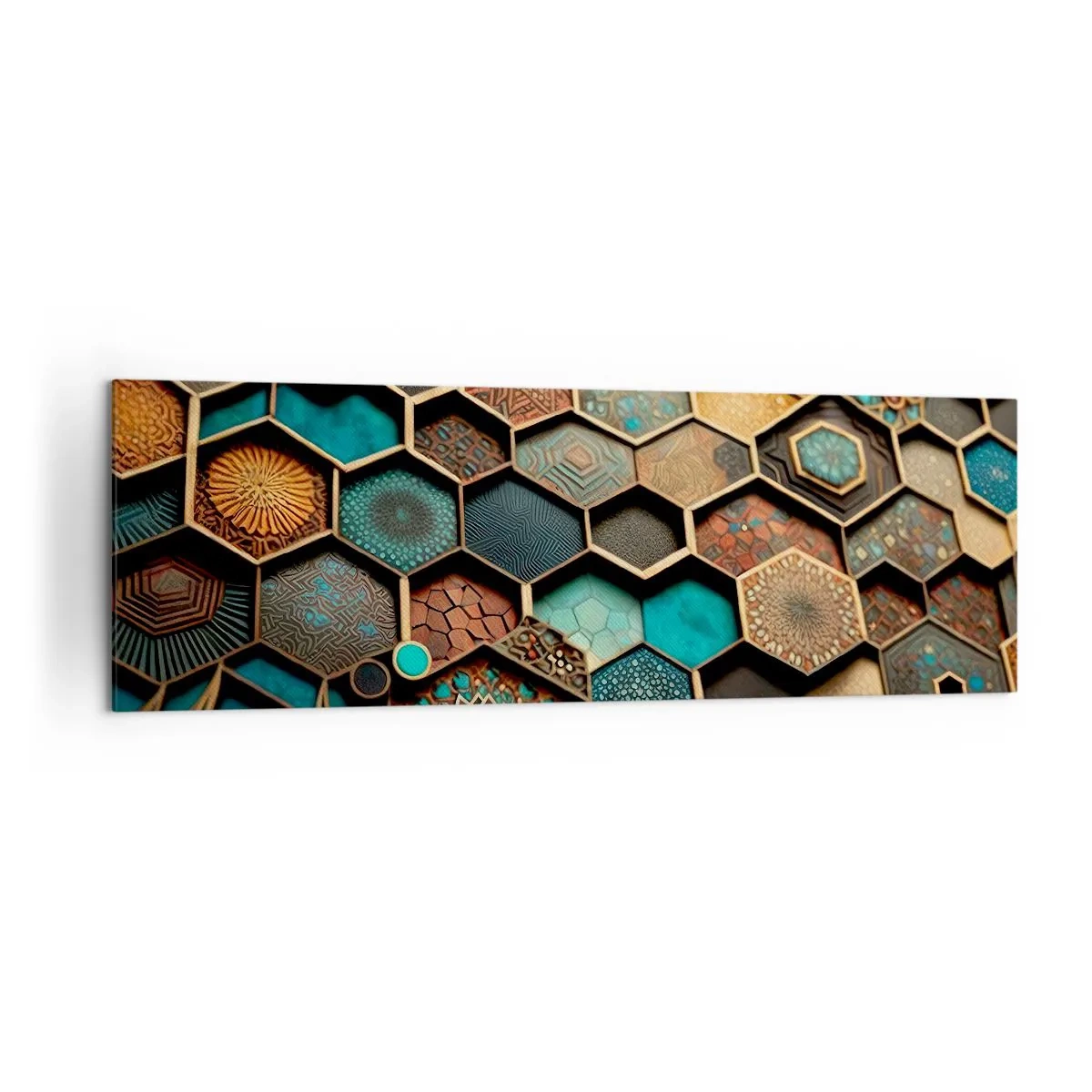 Schilderen op canvas - Arabische ornamenten – variatie - 160x50 cm
