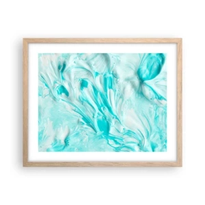 Een poster in een licht eiken lijst - Voor altijd samen - 50x40 cm