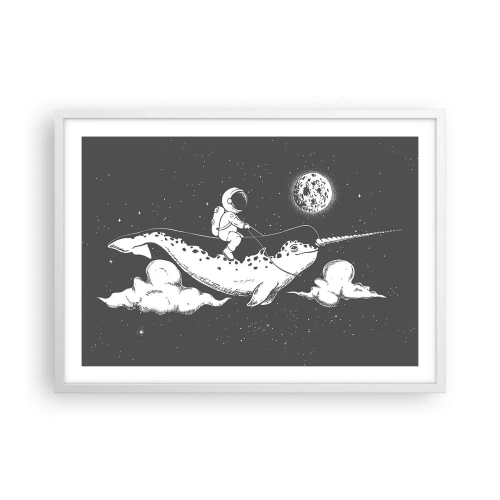 Poster in een witte lijst - Ruimte Ruiter - 70x50 cm