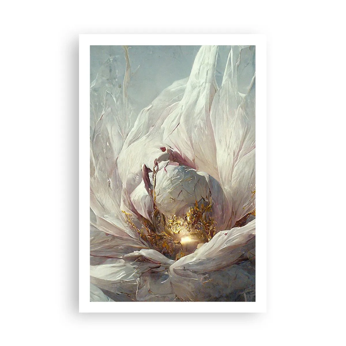 Poster - Hij bloeit eens in de honderd jaar - 61x91 cm