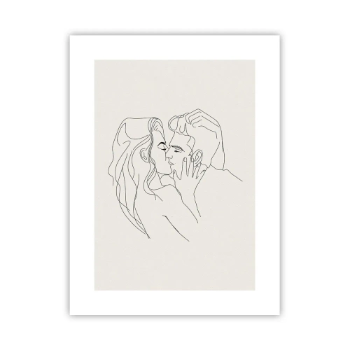 Poster - Verstrikt in gevoel - 30x40 cm
