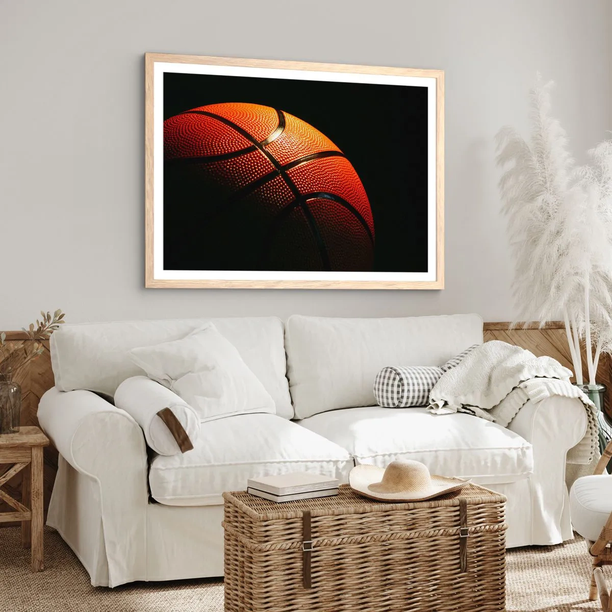 Een poster in een licht eiken lijst - Mooi als een planeet - 40x30 cm