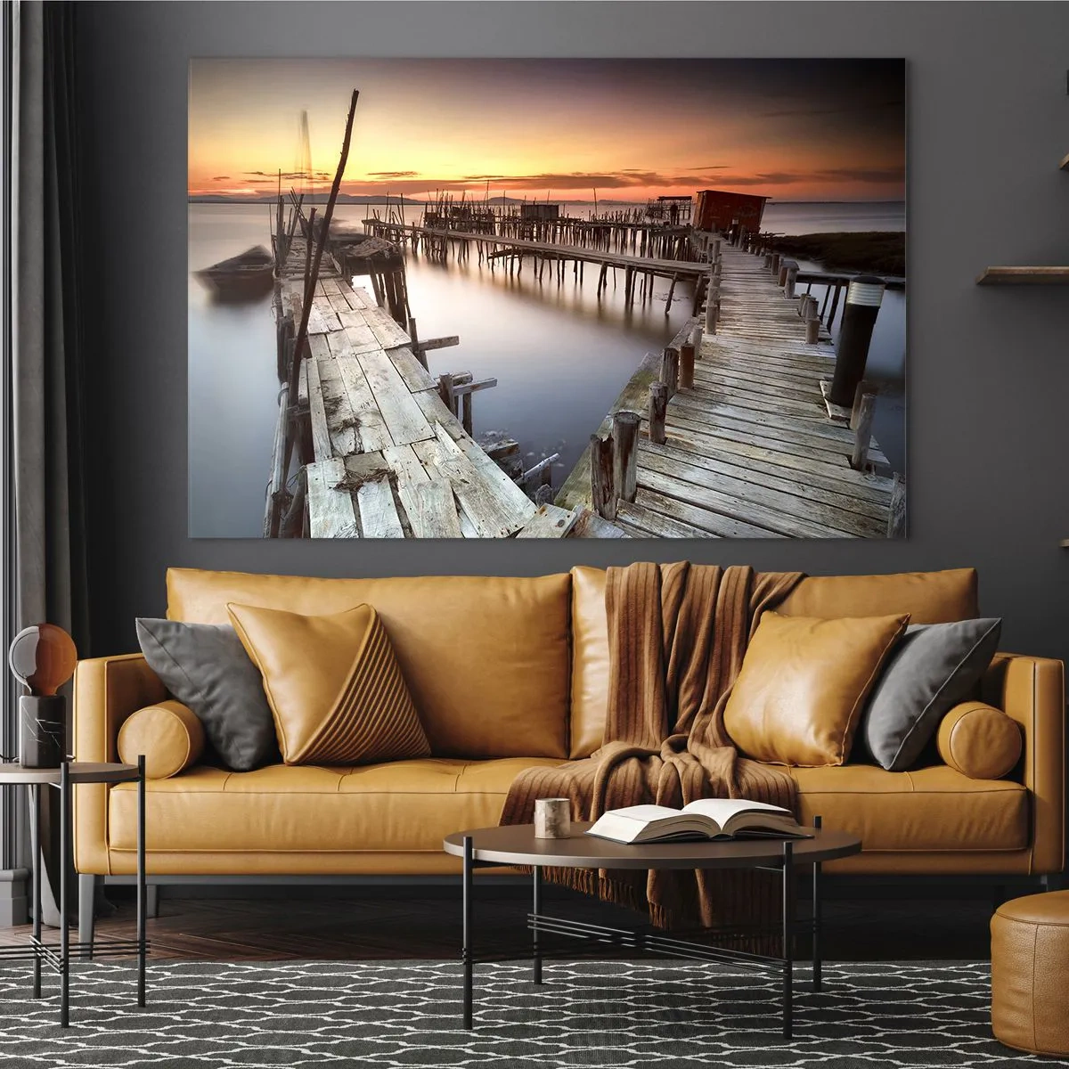 Schilderen op glas - Authentiek, geen toeristendummy? - 120x80 cm