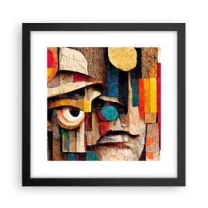 Poster in een zwarte lijst - Ik zie je… - 30x30 cm