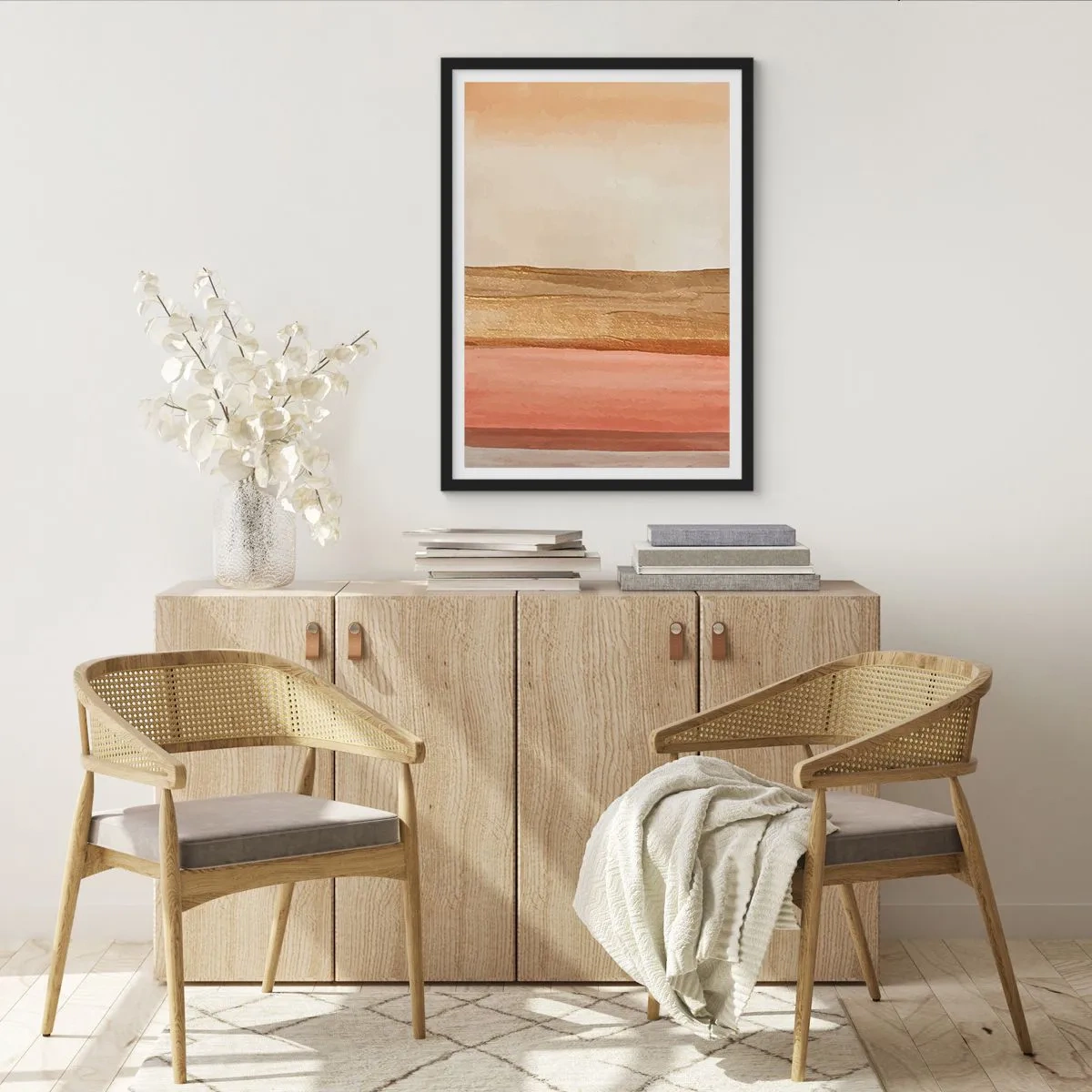 Poster in een zwarte lijst - Verticale compositie - 61x91 cm