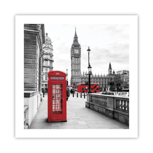 Poster - Londen, zonder twijfel - 50x50 cm