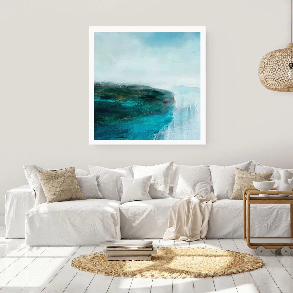 Poster - Nautische abstractie - 40x40 cm