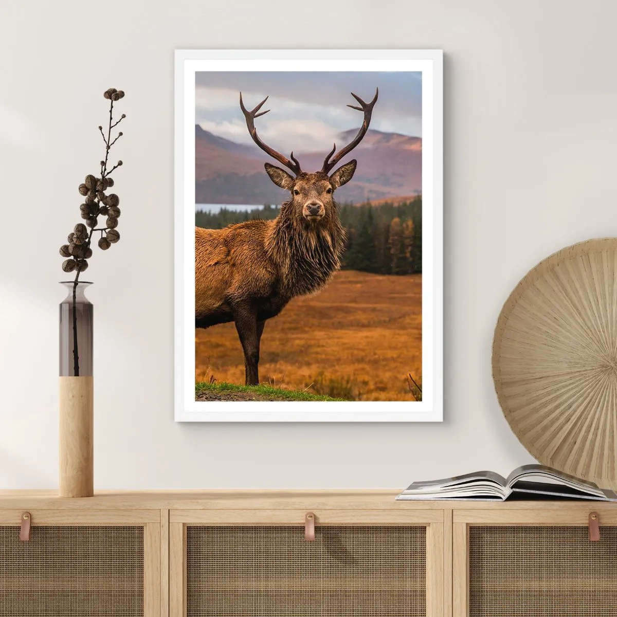 Poster in een witte lijst - De majesteit van de natuur - 70x100 cm