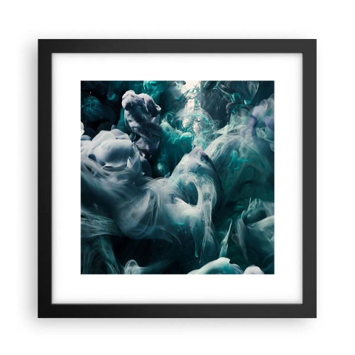 Poster in een zwarte lijst - De nobele kilheid van steen - 30x30 cm