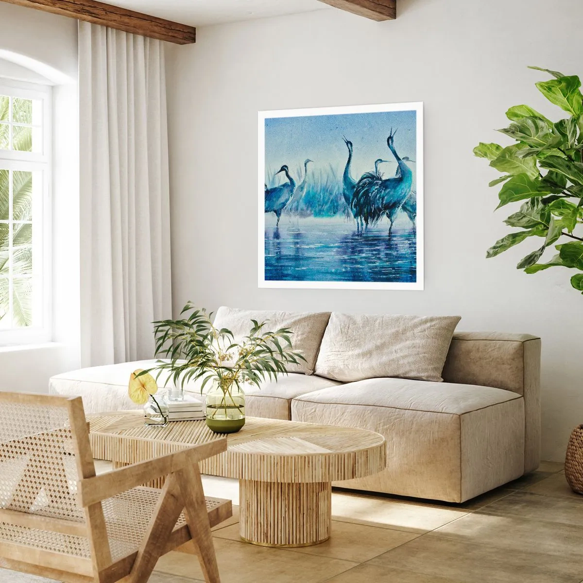 Poster - Ochtendvergadering - 50x50 cm