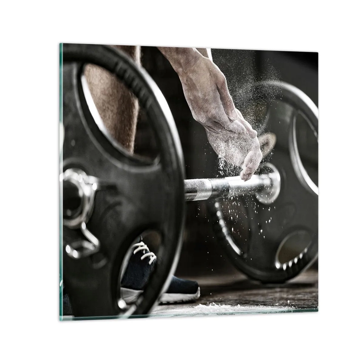 Schilderen op glas - Uitdaging aanvaard! - 70x70 cm